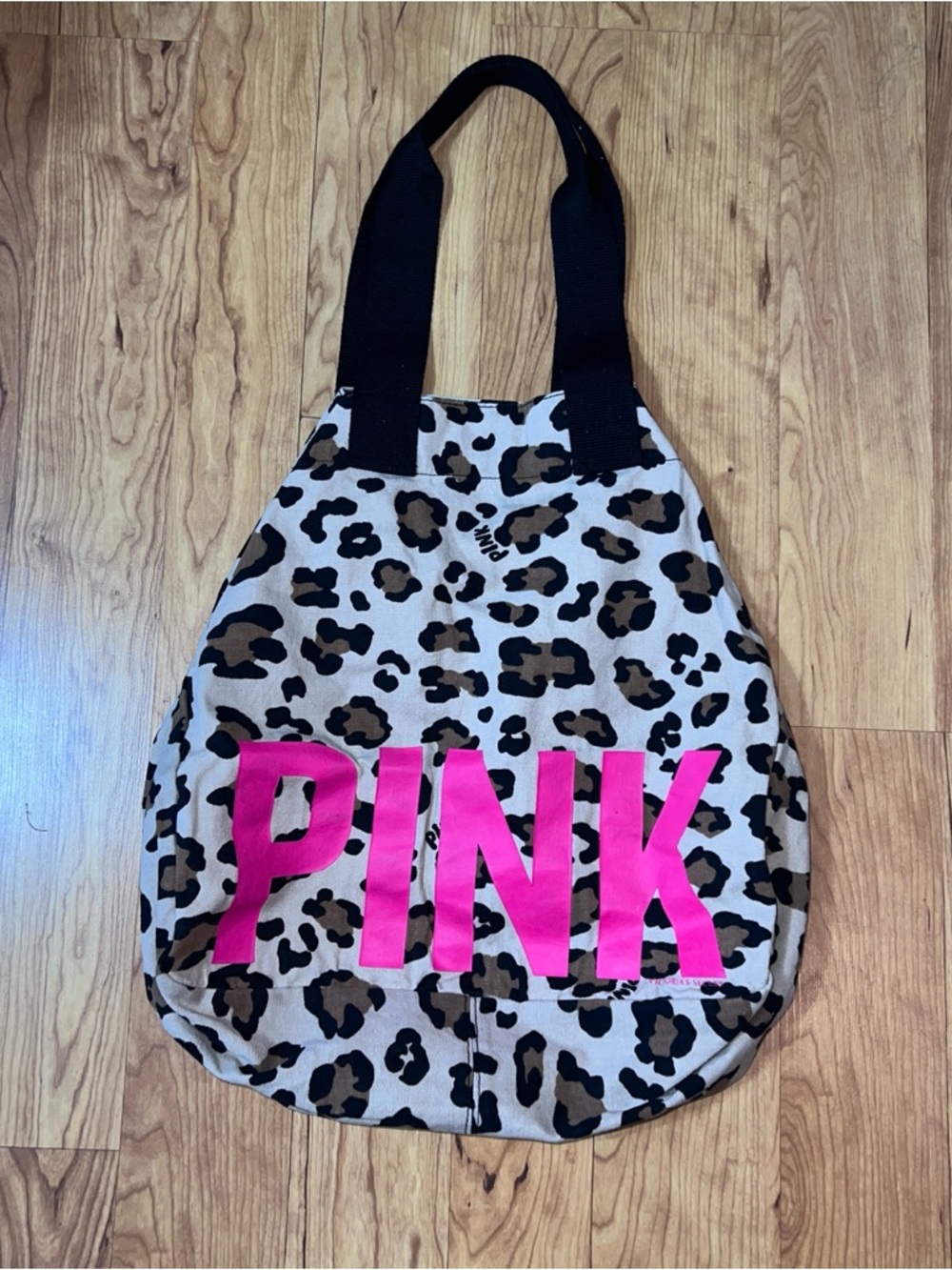 PINK Leopard Shoulder Tote